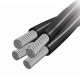 NFA2X 1x16mm2 fekete, alumínium légkábel
