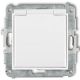 MINI egyes dugalj csapfedeles, fehér, IP44, 4154H