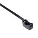 Elmark kábeltartó kötegelővel, fekete 500444 - elektrobagoly.hu