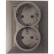 GAO OPAL dugalj, dupla, kerettel, grafit 8715H - elektrobagoly.hu