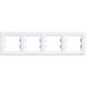 Schneider Electric ASFORA 4es keret, vízszintes, fehér EPH5800421 - elektrobagoly.hu