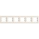 Schneider Electric ASFORA 6os keret, vízszintes, bézs EPH5800623 - elektrobagoly.hu