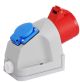 Pdafr-32 kombinált fali aljzat, 1x32A 5P CEE alj+1x2P+F,16A,schuko, IP44, PCE 9225-6v