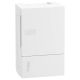 Schneider Electric MINI PRAGMA kiselosztó teli ajtóval, falon kívüli 1x4moduláris , MIP12104 - elektrobagoly.hu