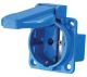 Elmark EB2P schuko, 2P+F beépíthető aljzat, csapfedeles, 16A IP44 230V - elektrobagoly.hu