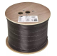Koax RG6 75ohm., földk fekete