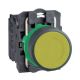 Schneider Electric XB5AA51 komplett nyomógomb, sárga, záróérintkezővel (NO) - elektrobagoly.hu