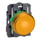 Schneider Electric XB5AVB5 jelzőlámpa LED-es sárga. 24V - elektrobagoly.hu