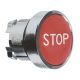 Nyomógomb fej. piros.STOP jellel ZB4BA434