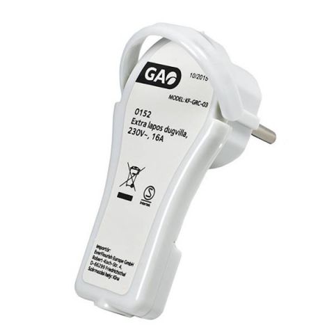 GAO csatlakozó dugó,lengő,2P+Fextra lapos, kihúzó  0152H - elektrobagoly.hu