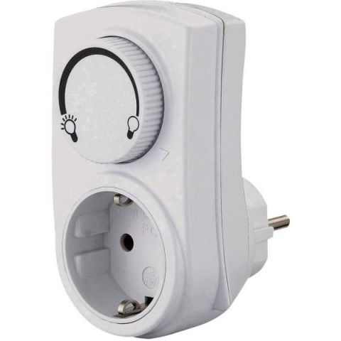 GAO Földelt köztes dugalj, fényerőszabályozó val; 0793H - elektrobagoly.hu