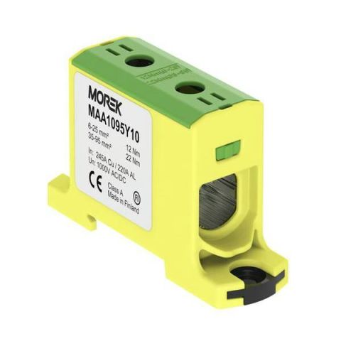 MAA1095Y10 OTL95 Fővezetéki sorkapocs, 1xAl/Cu 6-95 mm2, 1000V, zöld/sárga
