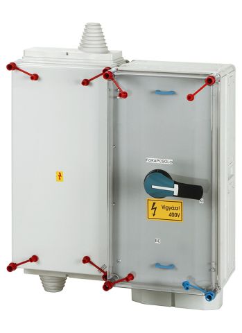 HENSEL MI SZ 7401-CS, Fogadó modul terheléskapcsolóval (Fuserblock)125A-ig, T1-es túlfeszvédelemmel   