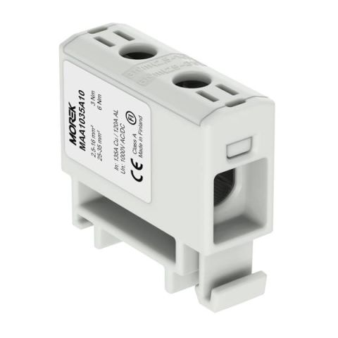 MAA1035A10 MOREK fővezetéki sorkapocs, 1x2,5-35, AL/Cu 1000V, szürke