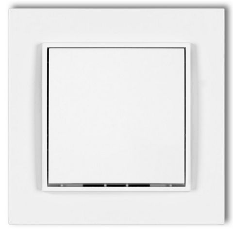 MINI egypólusú kapcsoló kerettel fehér, 4100H