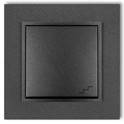 MINI váltókapcsoló kerettel, metál grafit 4116H