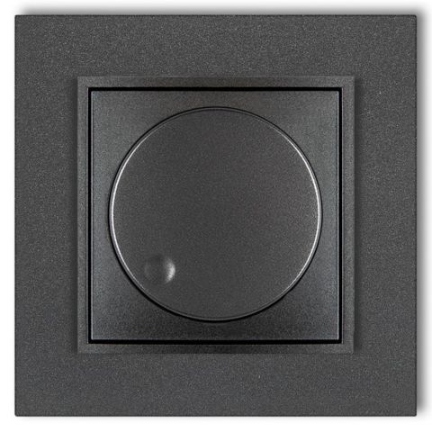 MINI fényerőszabályzó kerettel, metál grafit 4120H