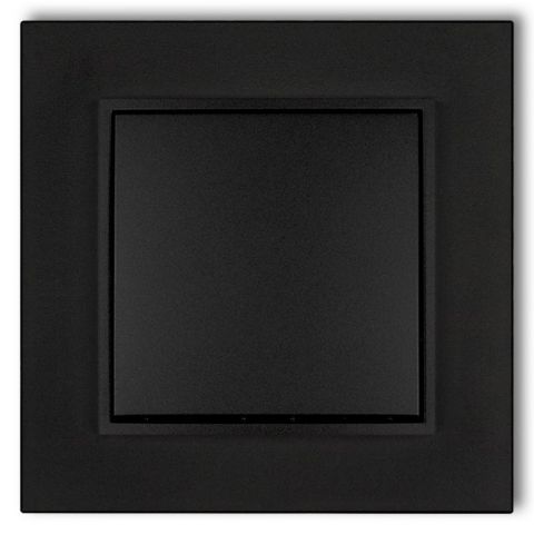 MINI nyomógomb kerettel, matt fekete 4131H