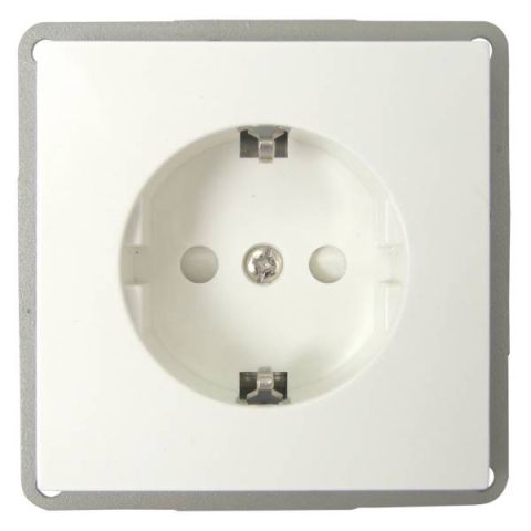 GAO MODUL 2P+F aljzat, süllyesztett beltéri kivitel   4707H - elektrobagoly.hu