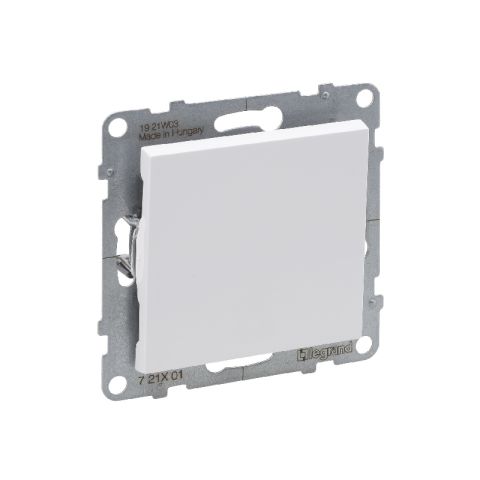  721101 Suno egypólusú kapcsoló 10AX, fehér                                            