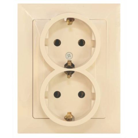 GAO OPAL dugalj, dupla, kerettel, bézs 8726H - elektrobagoly.hu