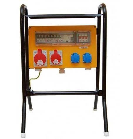 Csatári Plast CSATÁRI PLAST CSE104 felvonulási szekrény állványon 2×shuko alj, 2×5P 16A CEE aljzattal +védelemmel - elektrobagoly.hu