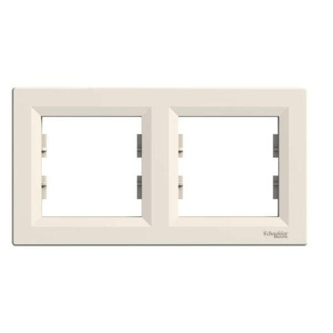 Schneider Electric ASFORA 2es keret, vízszintes, bézs EPH5800223 - elektrobagoly.hu
