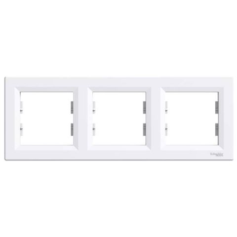 Schneider Electric ASFORA 3as keret, vízszintes, fehér EPH5800321 - elektrobagoly.hu