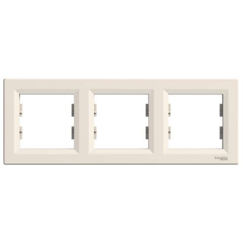 Schneider Electric ASFORA 3as keret, vízszintes, bézs EPH5800323 - elektrobagoly.hu