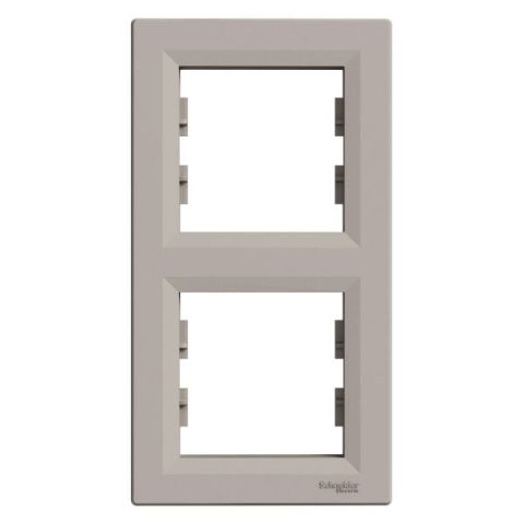 Schneider Electric ASFORA 2es keret,függőleges bronz EPH5810269 - elektrobagoly.hu