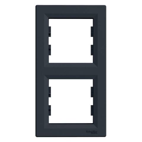 Schneider Electric ASFORA 2es keret,függőleges antracit EPH5810271 - elektrobagoly.hu