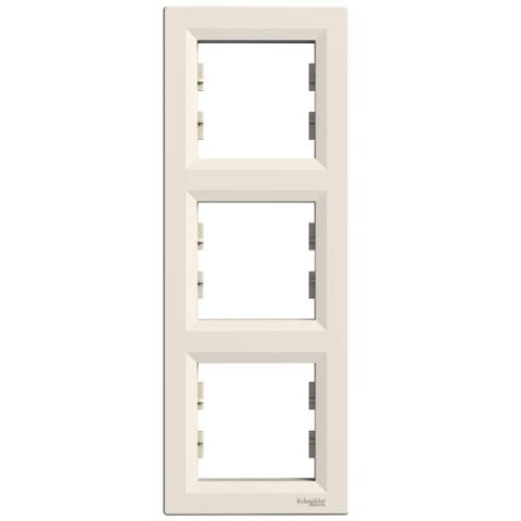Schneider Electric ASFORA 3as keret,függőleges bézs EPH5810323 - elektrobagoly.hu