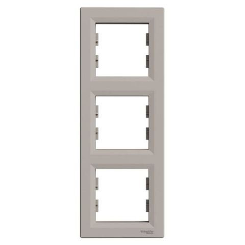 Schneider Electric ASFORA 3as keret,függőleges bronz EPH5810369 - elektrobagoly.hu