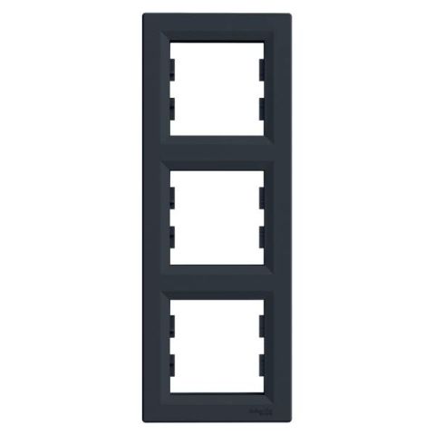 Schneider Electric ASFORA 3as keret,függőleges antracit EPH5810371 - elektrobagoly.hu
