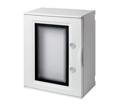 Elmark Poliészter szekrény átlátszó ajtóval  435x505x215mm,IP65 5364350215 - elektrobagoly.hu