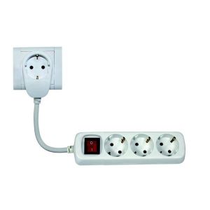 GAO Elosztó  Powersplit  3+1-es kapcsolóval 2m 0012392114 - elektrobagoly.hu