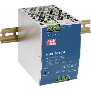 Tápegység NDR-480-24 24V 480W MeanWell 20A