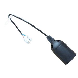 GAO Csillárfoglalat E27, sorkapoccsal, fekete 513055555 - elektrobagoly.hu