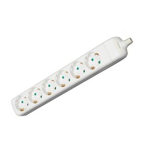 GAO Elosztó 6-os, kábel nélkül;fehér 250V, 16 0543H - elektrobagoly.hu