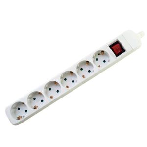 GAO Elosztó 6-os kapcsolóval, kábel nélkül ; 0545H - elektrobagoly.hu