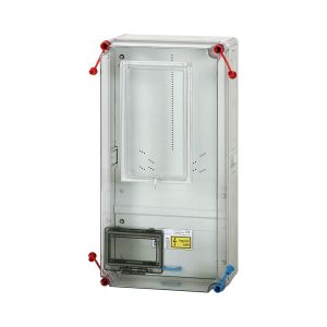 HB3000-U  1fázisú és 3fázisú fogyasztásmérő szekrény 300x600x230mm, 63A-ig, IP65