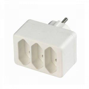 GAO Földeletlen 3-as elosztó, 2, 5Afehér  12730 - elektrobagoly.hu