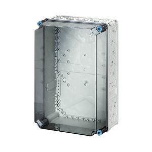 MI0310 üres szekrény átlátszó fedéllel 300x450x214mm,IP65
