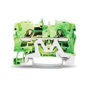 Wago 2 vezetékes földelő sorkapocs 4mm2  2004-1207