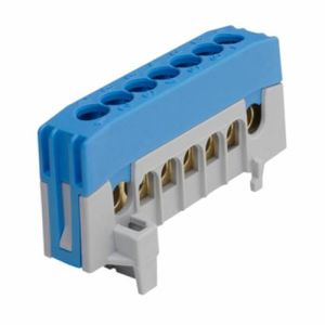 Pollmann N7-F kék kalapsínre rögzíthető sorkapocstömb 7X16mm2 kék 2020266 - elektrobagoly.hu