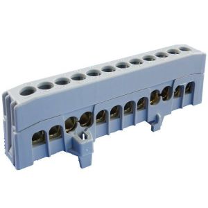 Pollmann N/PE 12-F kalapsínre rögzíthető sorkapocstömb 12X16mm2 szürke 2020271 - elektrobagoly.hu