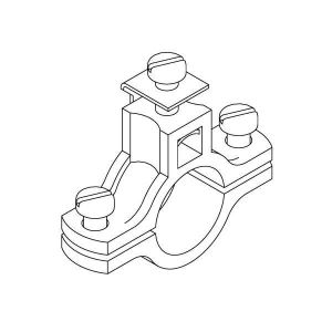 Pollmann földelőbilincs  1"" 33,3-34,2mm" 2020613 - elektrobagoly.hu