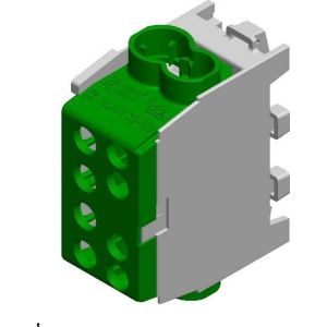 Pollmann HLAK35-1/2 M2 fővezetéki kapocs  zöld 2080143 - elektrobagoly.hu