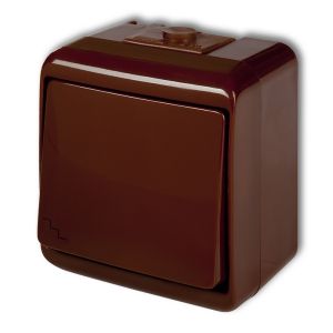 Aquastar váltókapcsoló, IP54, barna, 22041B
