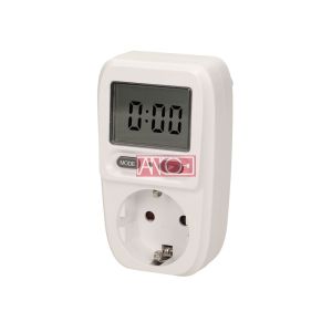 Fogyasztásmérő, dugaljba dugható, nagy LCD kijelzővel, 312301